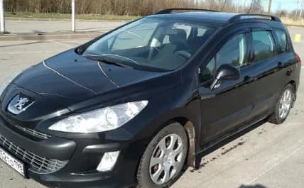 Дефлекторы окон (ветровики) Peugeot 308 Wagon 2008-2011 (Пежо 308) Кобра Тюнинг